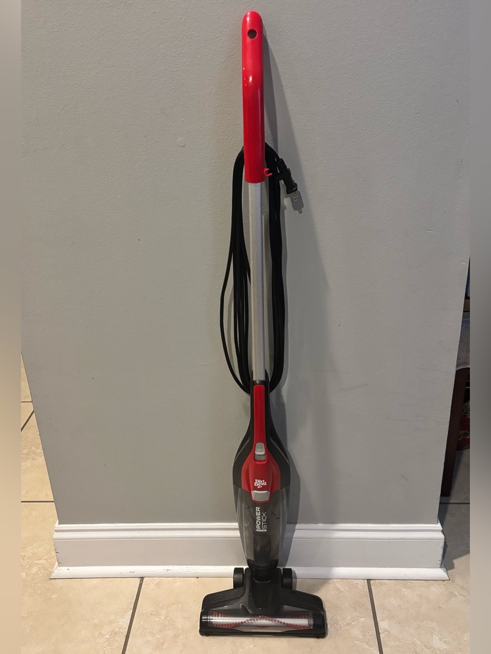 Red Stick Vacuum Cleaner with Corded Power - Unbranded